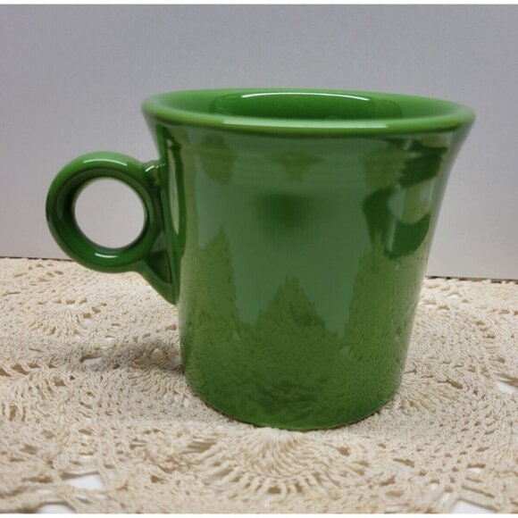 Fiesta Shamrock Green Ring Handle Mug Coffee Cup 3.5” HLC Fiestaware USA - Picture 1 of 8